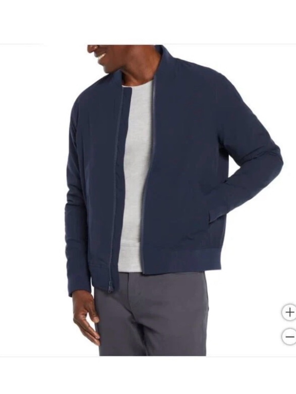 Banana Republic Navy bomber jacket